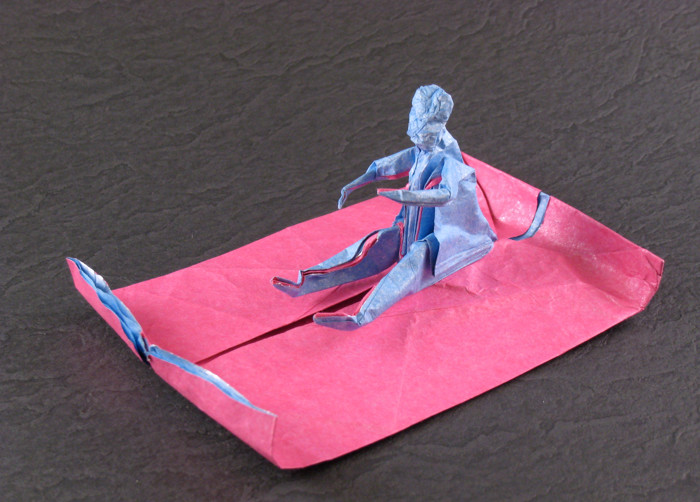 Origami Magic carpet by Fernando Gilgado Gomez folded by Gilad Aharoni