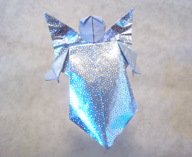 Origami Angel by Fernando Gilgado Gomez folded by Gilad Aharoni