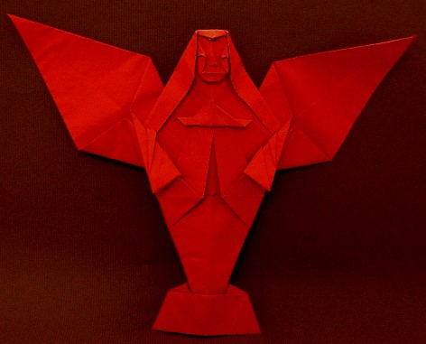 Origami Angel by Kawai Toyoaki folded by Gilad Aharoni