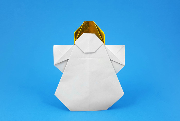 Origami Angel by Marc Kirschenbaum folded by Gilad Aharoni