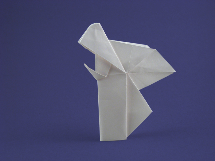 Origami Angel - praying by Niwa Taiko folded by Gilad Aharoni