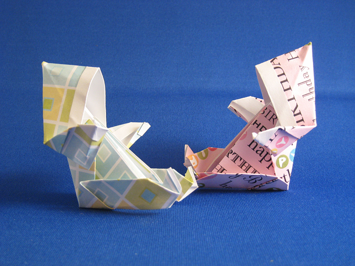 Origami Baby by Kunihiko Kasahara folded by Gilad Aharoni