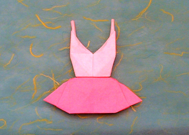 Origami Ballet dress by Quentin Trollip folded by Gilad Aharoni