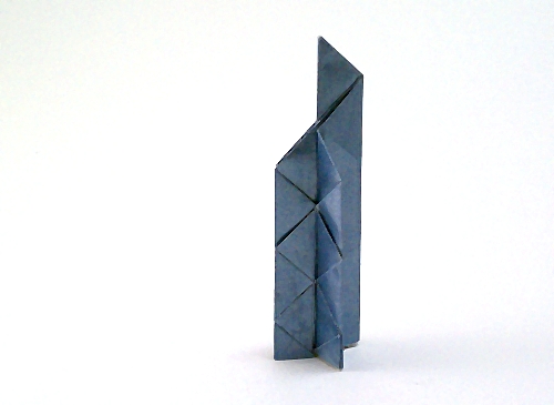 Origami The Bank of China Tower by Jordan Langerak (Langko) folded by Gilad Aharoni