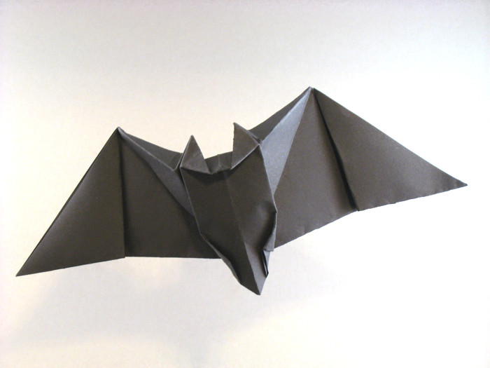 Origami Bat by Peter Engel folded by Gilad Aharoni