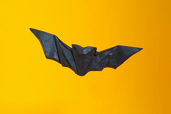 Origami Vampire bat by Paul Frasco folded by Gilad Aharoni
