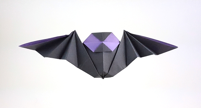 Origami Bat by Stephane Gigandet folded by Gilad Aharoni