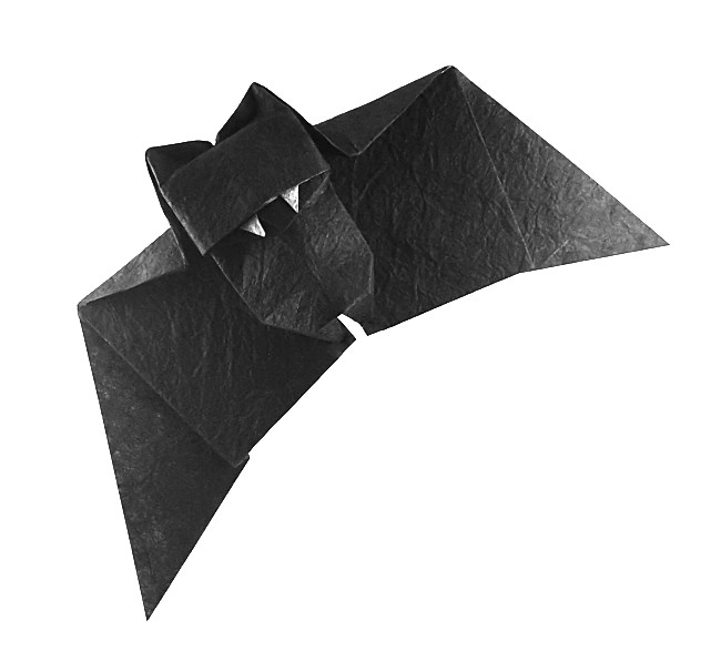 Origami Bat by Marc Kirschenbaum folded by Gilad Aharoni