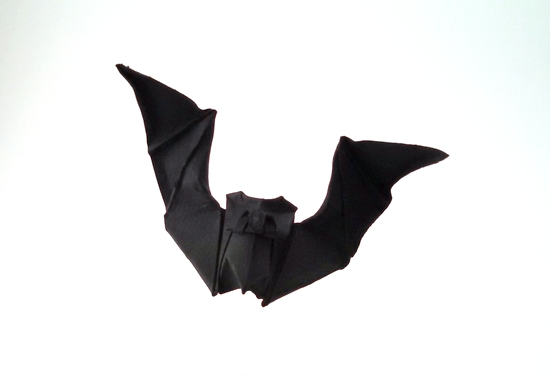 Origami Bat by Angel Morollon Guallar folded by Gilad Aharoni