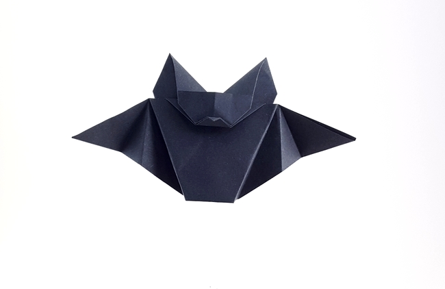 Origami Bat by Natalia Romanenko folded by Gilad Aharoni