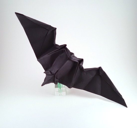 Origami Bat by Akira Yoshizawa folded by Gilad Aharoni