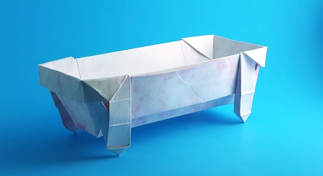 Origami Bathtub by Mark Bolitho folded by Gilad Aharoni