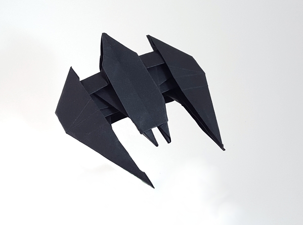 Origami Batwing by John Montroll folded by Gilad Aharoni