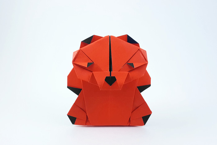 Origami Teddy bear by Marc Kirschenbaum folded by Gilad Aharoni