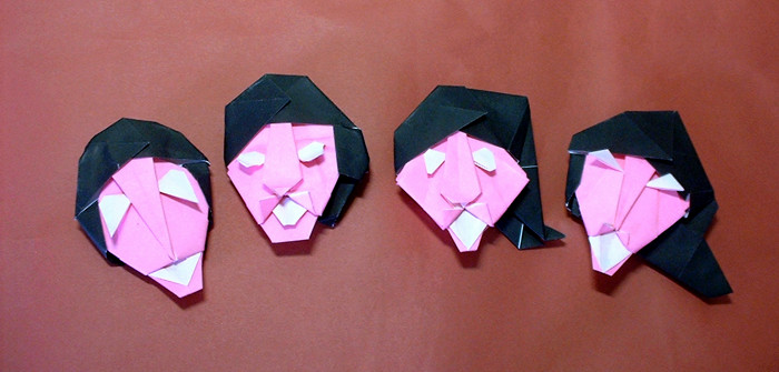 Origami Beatles by Nakamura Junya folded by Gilad Aharoni