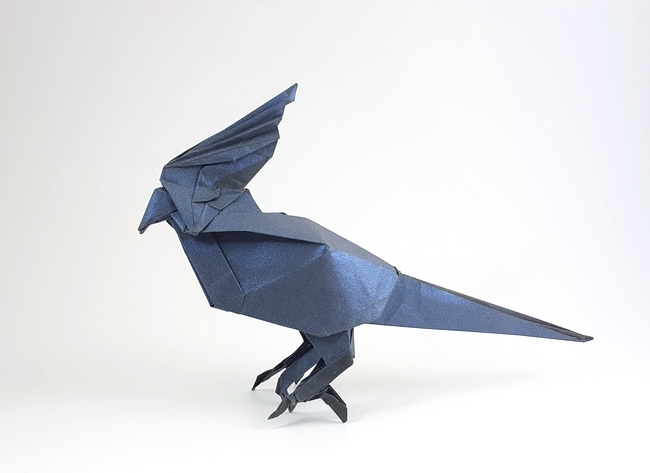 Origami Bird by Fumiaki Kawahata folded by Gilad Aharoni