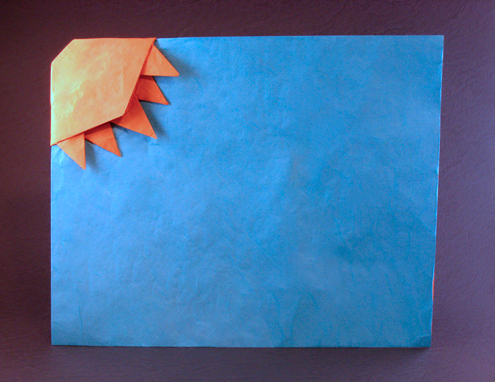 Origami Blue skies by Marc Kirschenbaum folded by Gilad Aharoni