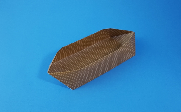 Origami Japanese barge by Traditional folded by Gilad Aharoni