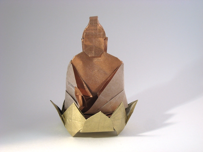 Origami Buddha by Dang Viet Tan folded by Gilad Aharoni