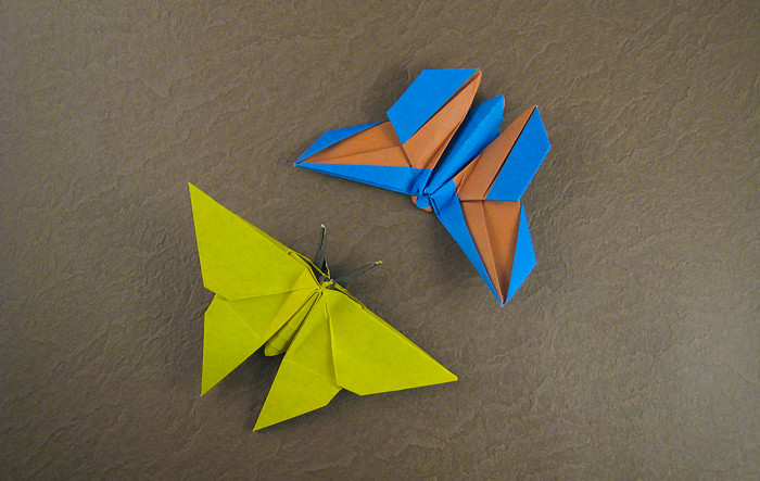 Origami Butterfly for Rosalind Koh by Ronald Koh folded by Gilad Aharoni