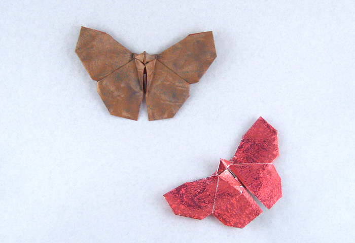 Origami Butterfly by Akira Yoshizawa folded by Gilad Aharoni