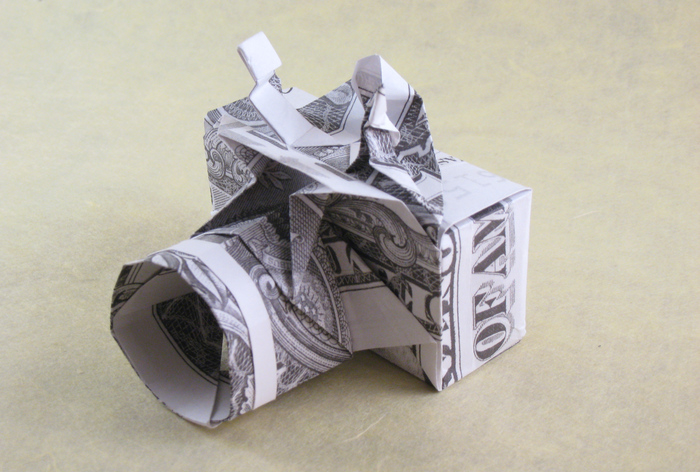 Origami Camera by Won Park folded by Gilad Aharoni