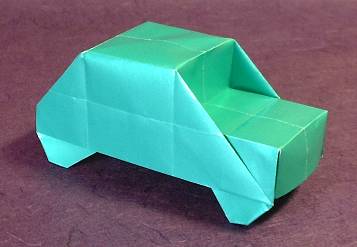 Origami Car by Kosho Uchiyama folded by Gilad Aharoni