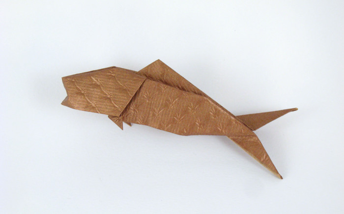 Origami Fish by Jun Maekawa folded by Gilad Aharoni