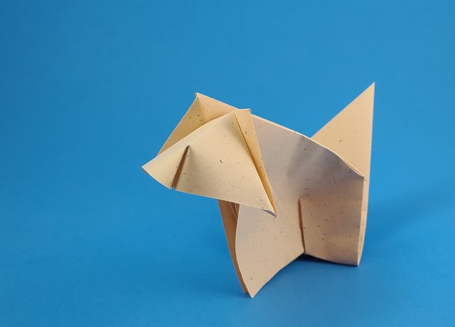Origami Cat by Viviane Berty folded by Gilad Aharoni