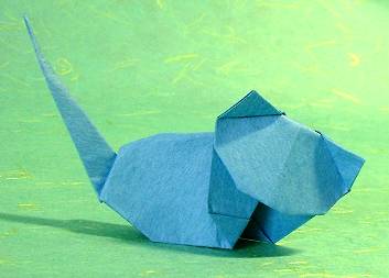 Origami Cat by Steve Biddle folded by Gilad Aharoni