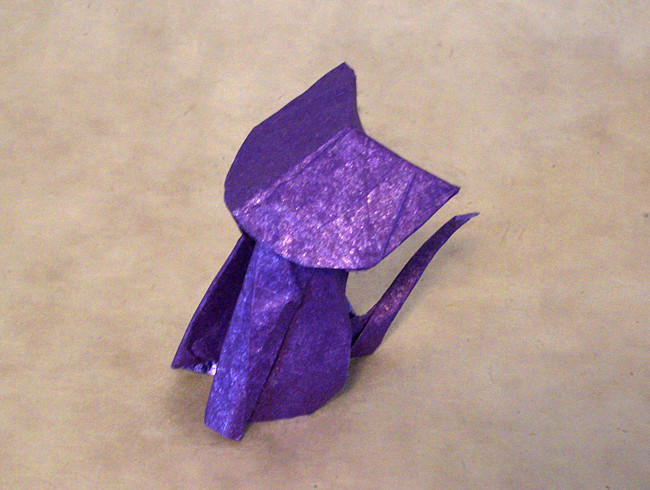 Origami Cat by Desmond Mac-Leod Carey Castro folded by Gilad Aharoni