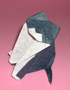 Origami Cat by Marco Pavone folded by Gilad Aharoni