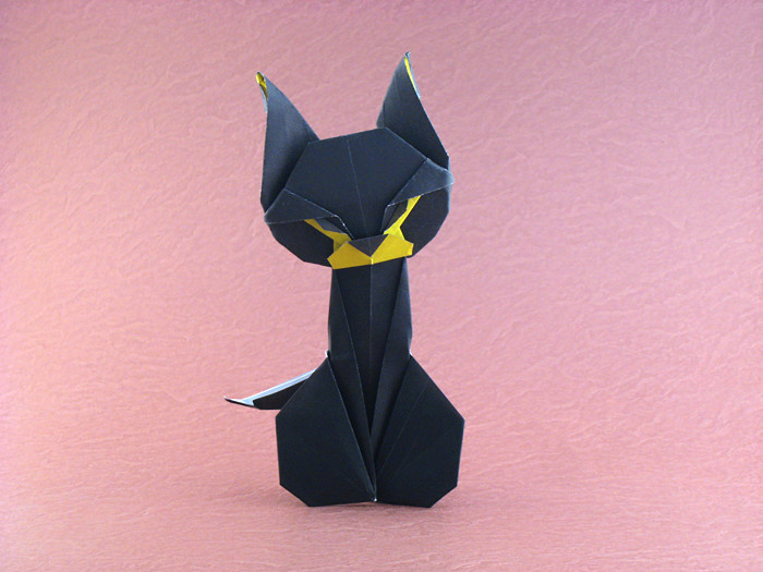 Origami Cat by Mieko Seta folded by Gilad Aharoni