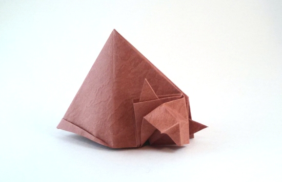 Origami Cat by Nguyen Tu Tuan folded by Gilad Aharoni