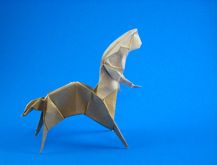 Origami Centaur by Neal Elias folded by Gilad Aharoni