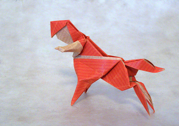 Origami Centaur by Yamada Katsuhisa folded by Gilad Aharoni