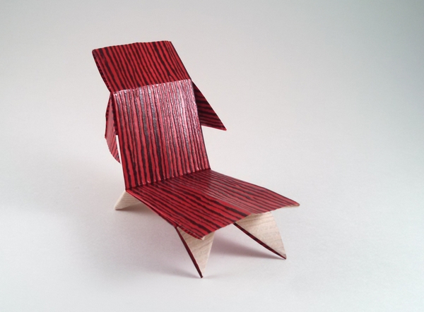 Origami Chair 5 by Fuchimoto Muneji folded by Gilad Aharoni