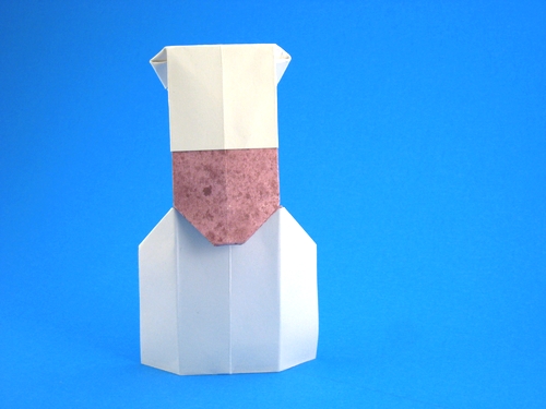 Origami Chef by David Petty folded by Gilad Aharoni