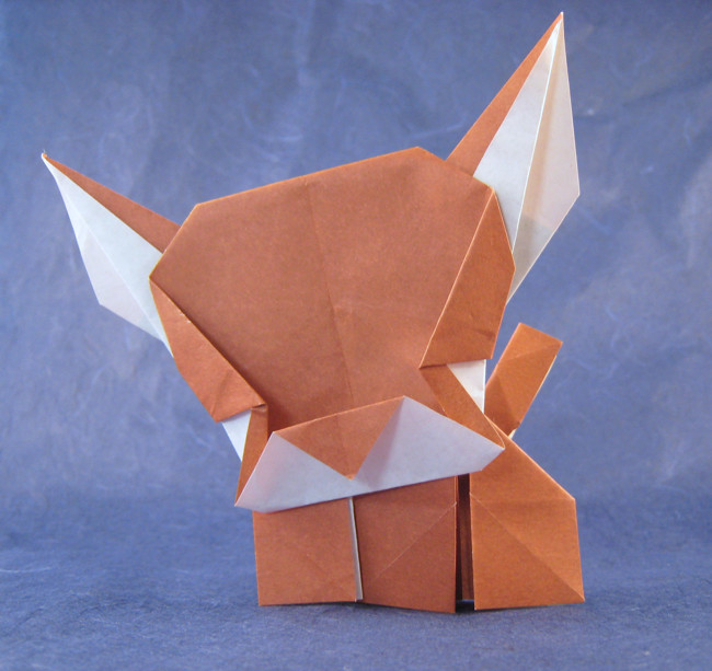 Origami Chihuahua by Seo Won Seon (Redpaper) folded by Gilad Aharoni