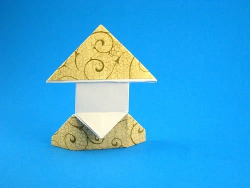 Origami Chinaman page marker by David Petty folded by Gilad Aharoni