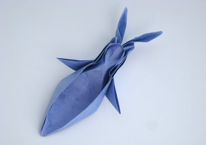 Origami Clione by Kunihiko Kasahara folded by Gilad Aharoni