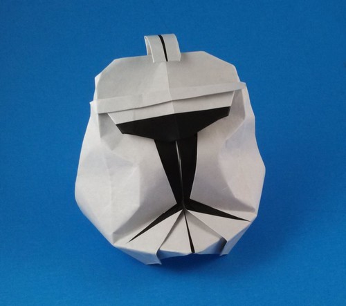 Origami Republic Clone Trooper by Chris Alexander folded by Gilad Aharoni