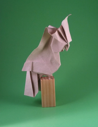 Origami Cockatoo by Hoang Tien Quyet folded by Gilad Aharoni