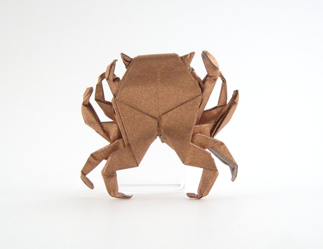 Origami Crab by Peter Engel folded by Gilad Aharoni