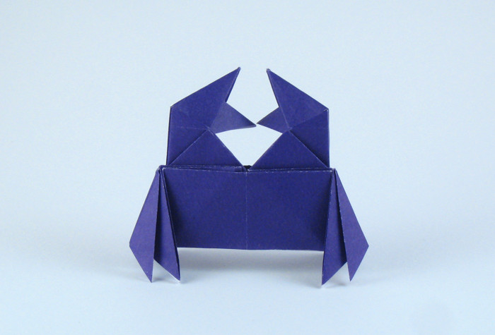 Origami Crab by Oh Kyu-Seok (Jassu) folded by Gilad Aharoni