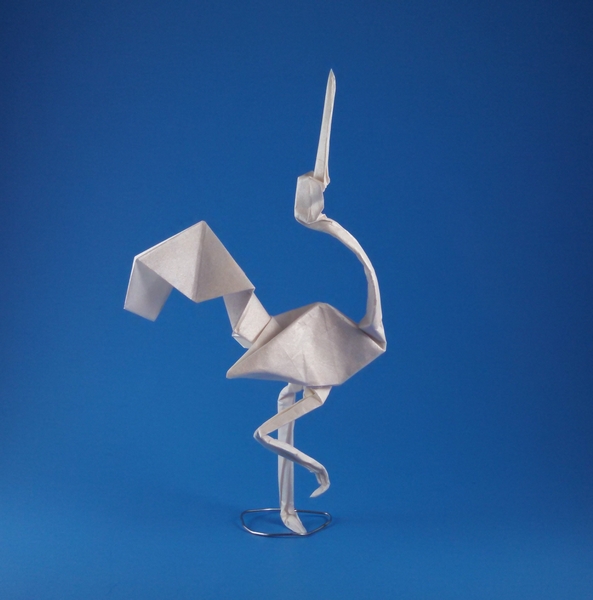 Origami Crane by Nicolas Terry folded by Gilad Aharoni