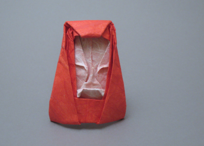 Origami Daruma doll by Kawai Toyoaki folded by Gilad Aharoni
