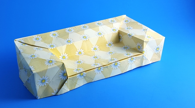Origami Deep-cushioned sofa by Mark Bolitho folded by Gilad Aharoni