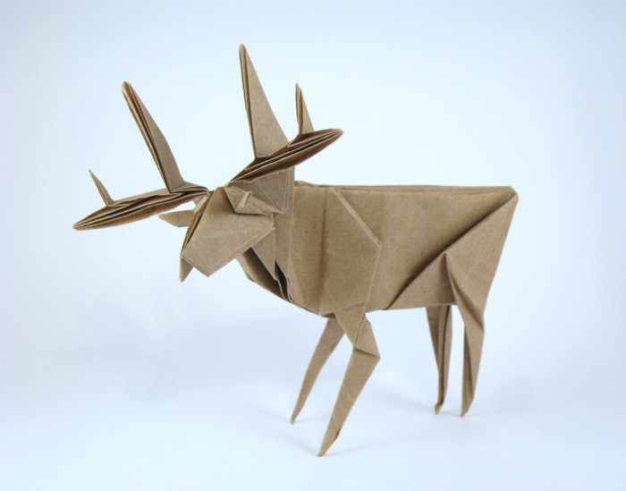 Origami Deer by Jun Maekawa folded by Gilad Aharoni