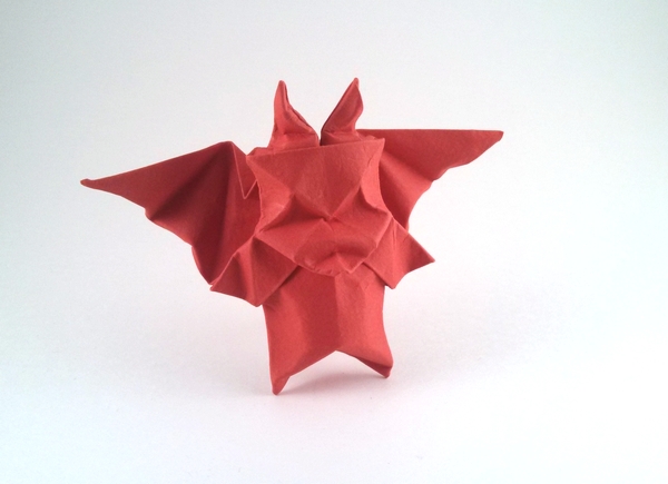 Origami Little devil by Paul Frasco folded by Gilad Aharoni